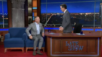 Boots worn by Daniel Craig as seen in The Late Show with Stephen Colbert on February 16, 2022