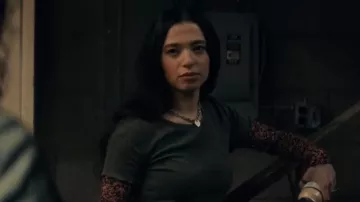 Collar colgante de corazón de Amber Freeman (Mikey Madison) en Scream