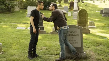 Botas usadas por Mr. Robot (Christian Slater) en los atuendos de la serie de televisión Mr. Robot (Temporada 1 Episodio 8)