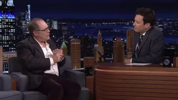 Plaid Blazer Jacket worn by James Spader as seen in The Tonight Show Starring Jimmy Fallon