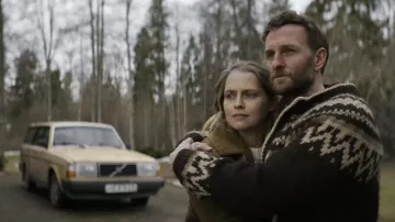 Knitted Cardigan worn by Anthony (Steven Cree) as seen in The Twin movie wardrobe