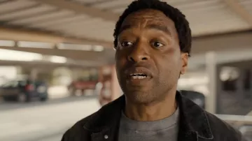 Black Denim Jacket worn by Faraday (Chiwetel Ejiofor) as seen in The Man Who Fell to Earth TV series (Season 1)