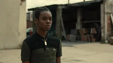 Polo Lacoste Two Tone porté par Mouse (Jahi Di’Allo Winston) vu dans le film Charm City Kings