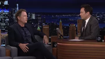 Chemise formelle portée par Greg Kinnear comme on le voit dans The Tonight Show Starring Jimmy Fallon