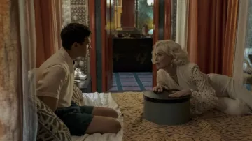 Blouse worn by Lenore Osgood (Sharon Stone) as seen in Ratched TV series outfits (Season 1)