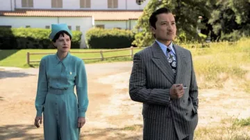 Printed Tie worn by Dr. Richard Hanover (Jon Jon Briones) as seen in Ratched Outfits (Season 1 Episode 1)