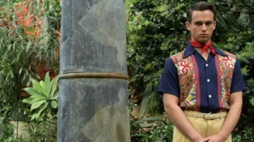 Printed Skirt worn by Henry Osgood (Brandon Flynn) as seen in Ratched TV show (Season 1 Episode 3)