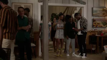 Nike White Sneakers worn by Tamia 'Coop' Cooper (Bre-Z) as seen in All American TV series (S04E09)