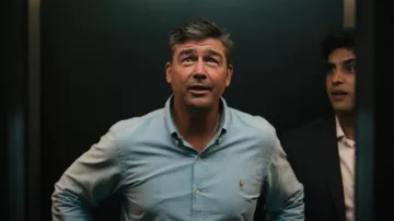 Ralph Lauren Shirt de Bill Gurley (Kyle Chandler) vu dans Super Pumped: The Battle For Uber TV show (S01E01)