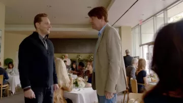 Zip Sweater Jacket worn by Gavin Belson (Matt Ross) in Silicon Valley TV series (Season 1 Episode 5)