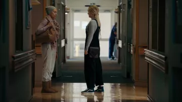 Black overalls worn by Andy Oliver (Bella Heathcote) as seen in Pieces Of Her TV series (S01E07)