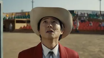 Sombrero usado por Brian (Steven Yeun) como se ve en Nope