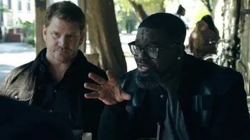 Jacket worn by Nash (Lil Rel Howery) as seen in Deep Water movie outfits