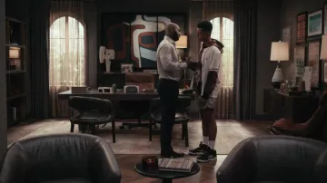 Nike Air Jordan V Hi Sneakers worn by Will Smith (Jabari Banks) as seen in Bel-Air Tv series outfits (Season 1 Episode 6)