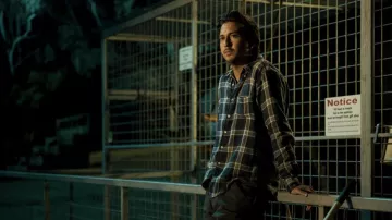 Plaid shirt worn by Travis Maldonado (Nat Wolff) as seen in Joe vs Carole (S01E04)