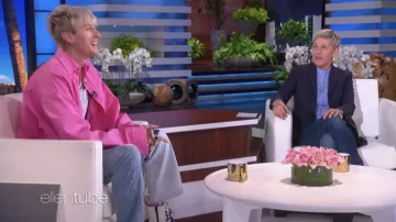 Trefoil Ring worn by Machine Gun Kelly as seen in The Ellen DeGeneres Show on March 8, 2022