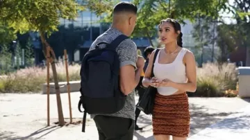 Printed Skirt worn by Olivia Baker (Samantha Logan) as seen in All American Tv series (Season 4 Episode 11)