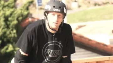 Fury Black T-shirt worn by Tony Hawk as seen in Tony Hawk: Until the Wheels Fall Off Documentary
