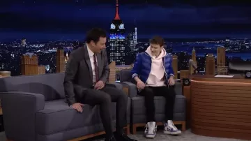 Sneakers worn by Noah Schnapp as seen in The Tonight Show Starring Jimmy Fallon