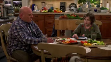 Plaid shirt worn by Art (Dean Norris) as seen in United States of Al TV show wardrobe (Season 2 Episode 16)