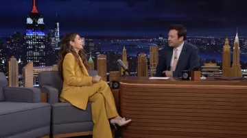 Heels Shoes worn by Marisa Tomei as seen in The Tonight Show Starring Jimmy Fallon on March 14, 2022