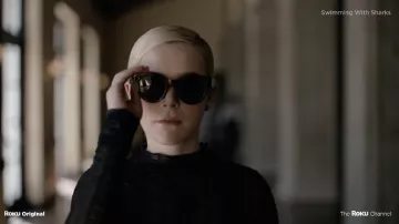 Sunglasses worn by Lou (Kiernan Shipka) as seen in Swimming with Sharks TV series wardrobe (Season 1)