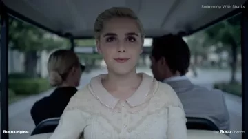 Embroidered Cardigan worn by Lou (Kiernan Shipka) as seen in Swimming with Sharks TV show outfits (Season 1)