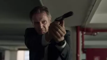 Black watch worn by Alex Lewis (Liam Neeson) as seen in Memory movie wardrobe