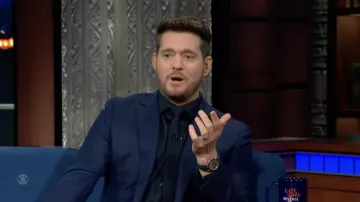 Watch worn by Michael Bublé as seen in The Late Show with Stephen Colbert on March 16, 2022