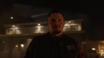 Mayans Vest Jacket in black worn by Ezekiel 'EZ' Reyes (J. D. Pardo) as seen in Mayans M.C. TV show wardrobe (Season 4)