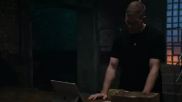 Medal Gold Pendant Necklace worn by Tommy Egan (Joseph Sikora) as seen in Power Book IV: Force TV series outfits (S01E08)