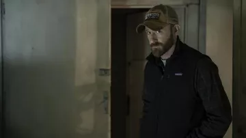 Patagonia Vest Jacket worn by Ben Foster in The Contractor movie wardrobe
