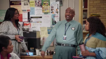 Floral Dress worn by Ava Coleman (Janelle James) as seen in Abbott Elementary TV series outfits (Season 1 Episode 11)