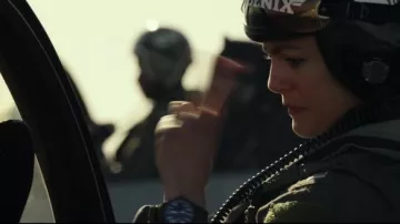 Blue Dial Watch worn by Phoenix (Monica Barbaro) as seen in Top Gun: Maverick movie outfits