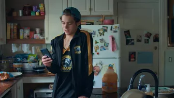 Bears Track Jacket worn by Anthony (Joshua Bassett) as seen in Better Nate Than Ever