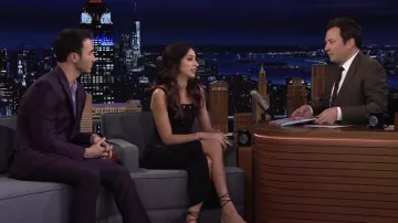 Black Dress worn by Danielle Jonas as seen in The Tonight Show Starring Jimmy Fallon