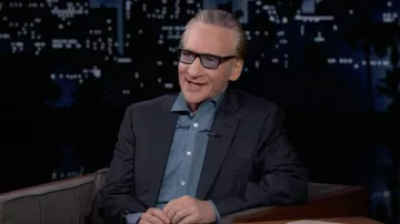 Lunettes portées par Bill Maher comme on le voit dans Jimmy Kimmel Live! sur avril 13, 2022