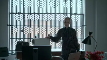 Polka dots dress worn by Lou Simms (Kiernan Shipka) as seen in Swimming with Sharks TV show outfits (Season 1 Episode 4)