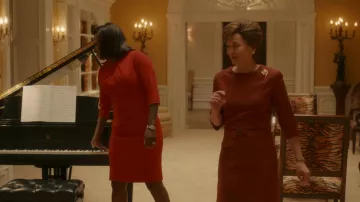 Dress worn by Betty Ford (Michelle Pfeiffer) as seen in The First Lady TV show outfits (Season 1 Episode 1)