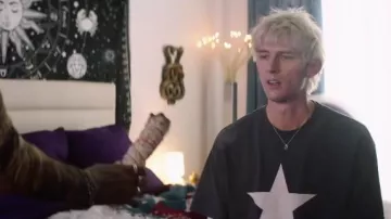 Star T-Shirt worn by London Clash (Machine Gun Kelly) as seen in Good Mourning movie outfits