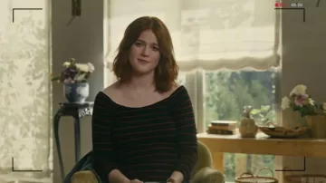 Top a rayas usado por Claire Abshire (Rose Leslie) como se ve en la serie de televisión The Time Traveler's Wife (Temporada 1)