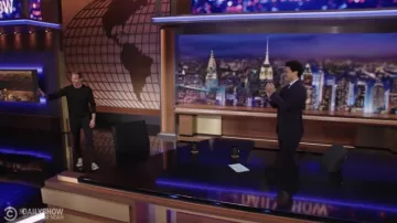 Sneakers worn by Alexander Skarsgård in The Daily Show with Trevor Noah