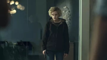 Fur Hoodie Zip Jacket worn by Ruth Langmore (Julia Garner) as seen in Ozark (Season 4 Episode 8)