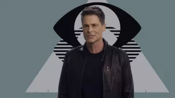 Leather Jacket worn by Rob Lowe as seen in The Pentaverate (Season 1)