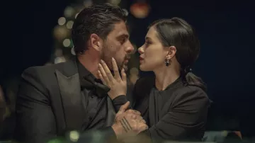 Earrings worn by Laura (Anna-Maria Sieklucka) as seen in 365 Days: This Day movie wardrobe