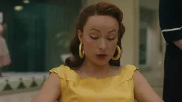 Hoop Earrings worn by Mary (Olivia Wilde) as seen in Don't Worry Darling