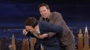 Steel Watch worn by Benedict Cumberbatch as seen in The Tonight Show Starring Jimmy Fallon