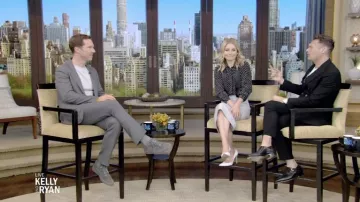 Suede Grey Shoes worn by Benedict Cumberbatch as seen in LIVE with Kelly and Ryan on May 5, 2022