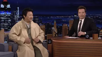 Trench coat worn by Benedict Wong as seen in The Tonight Show Starring Jimmy Fallon on May 5, 2022