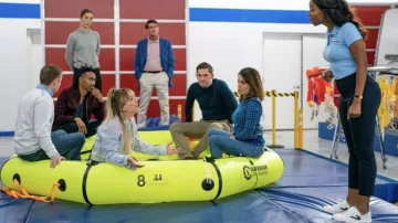 Sneakers worn by Jada Harris (Yasha Jackson) as seen in The Flight Attendant TV show wardrobe (Season 2 Episode 5)